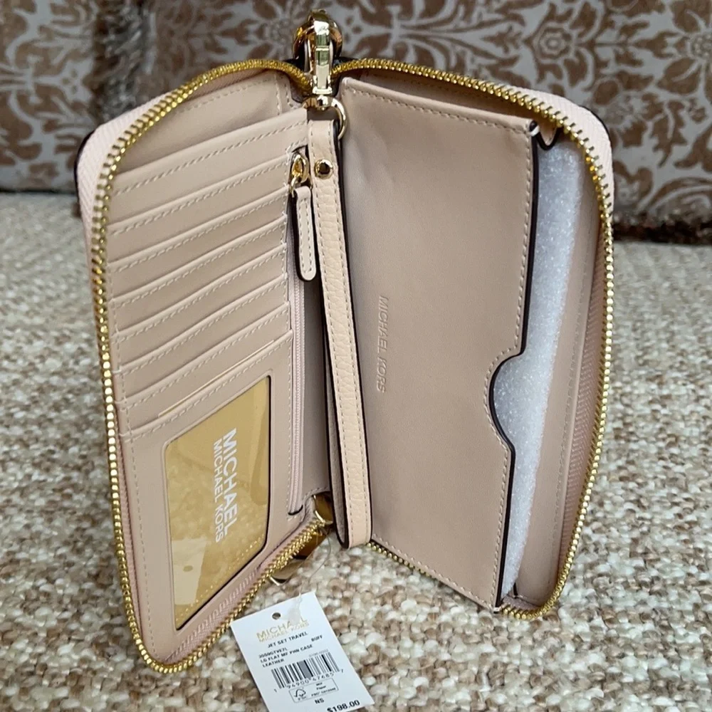 Michael Kors Jet Set Travel LG Flat MF Phone Case - Picture 10 of 16